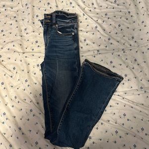 American eagle high rise flare jeans